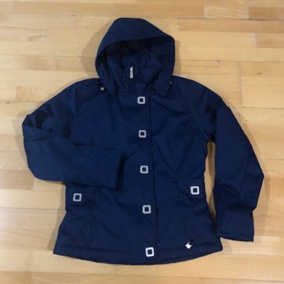 NILS Navy Blue Ski Jacket - Size 6. - Picture 4 of 13